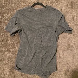 MENS LULULEMON GREY WORKOUT TEE